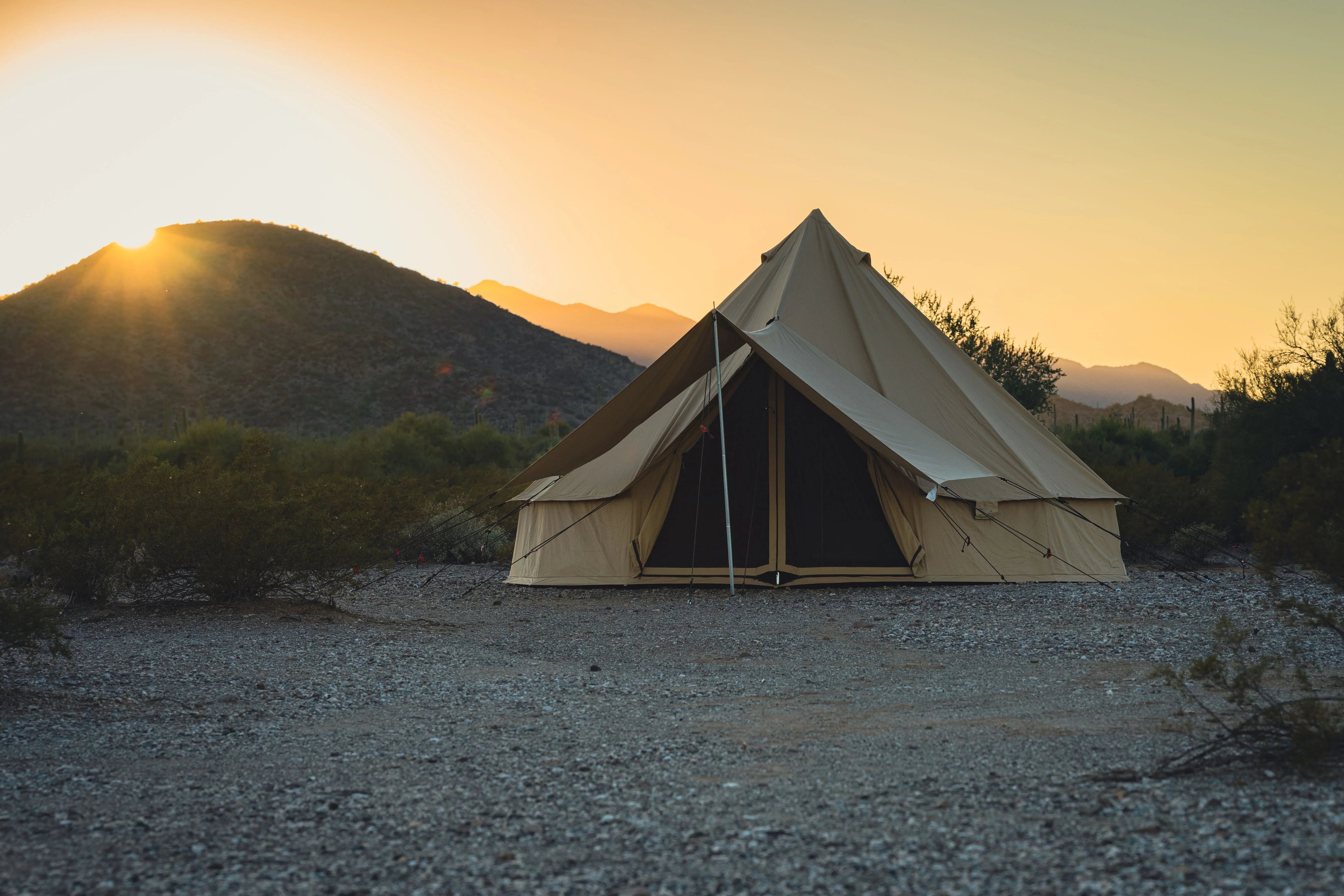 Awning for Bell tents - Green Vista Living