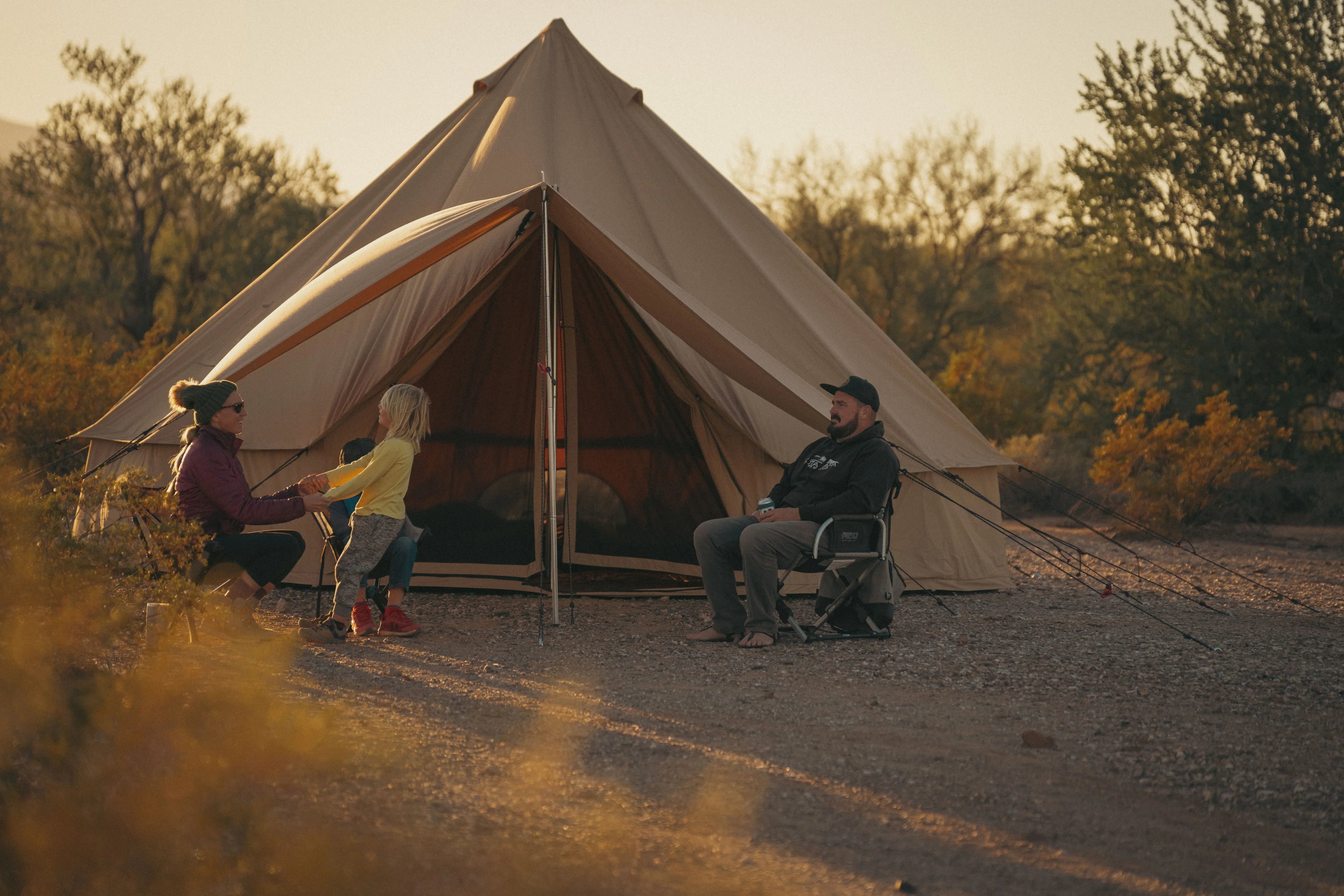 Awning for Bell tents - Green Vista Living