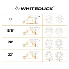 20' Avalon Bell Tent - Green Vista Living