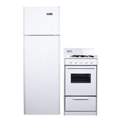 Kodiak Matching Set 9 cu/ft DC Refrigerator Freezer and 20" Propane Range