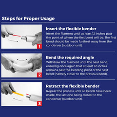 BendAid™ Flexible Easy Bender Kit for Split System Copper Linesets - 13 Ft. - Green Vista Living