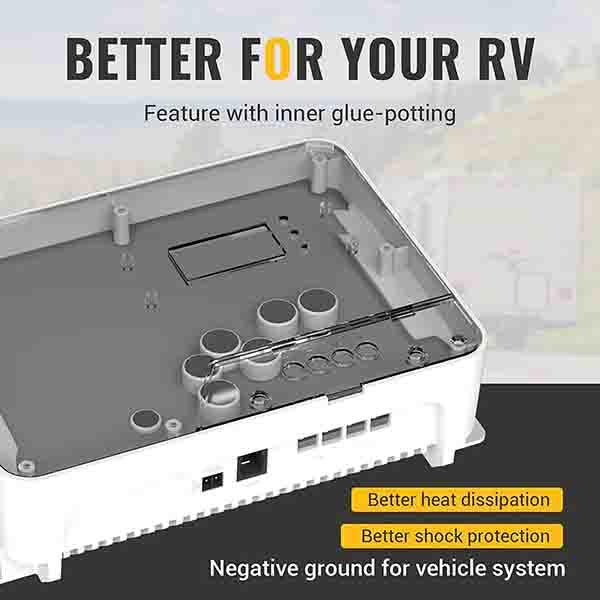 BougeRV 40A MPPT Solar Charge Controller 12V/24V/36V/48V - Green Vista Living