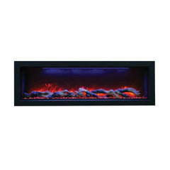 Amantii Panorama BI-50-DEEP-OD Deep 50 Inch linear Indoor or Outdoor Electric Fireplace