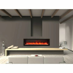 Amantii Panorama BI-60-DEEP-OD Deep 60 Inch linear Indoor or Outdoor Electric Fireplace