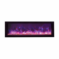 Amantii BI 60” SLIM Panorama Indoor/Outdoor Electric Fireplace with Remote