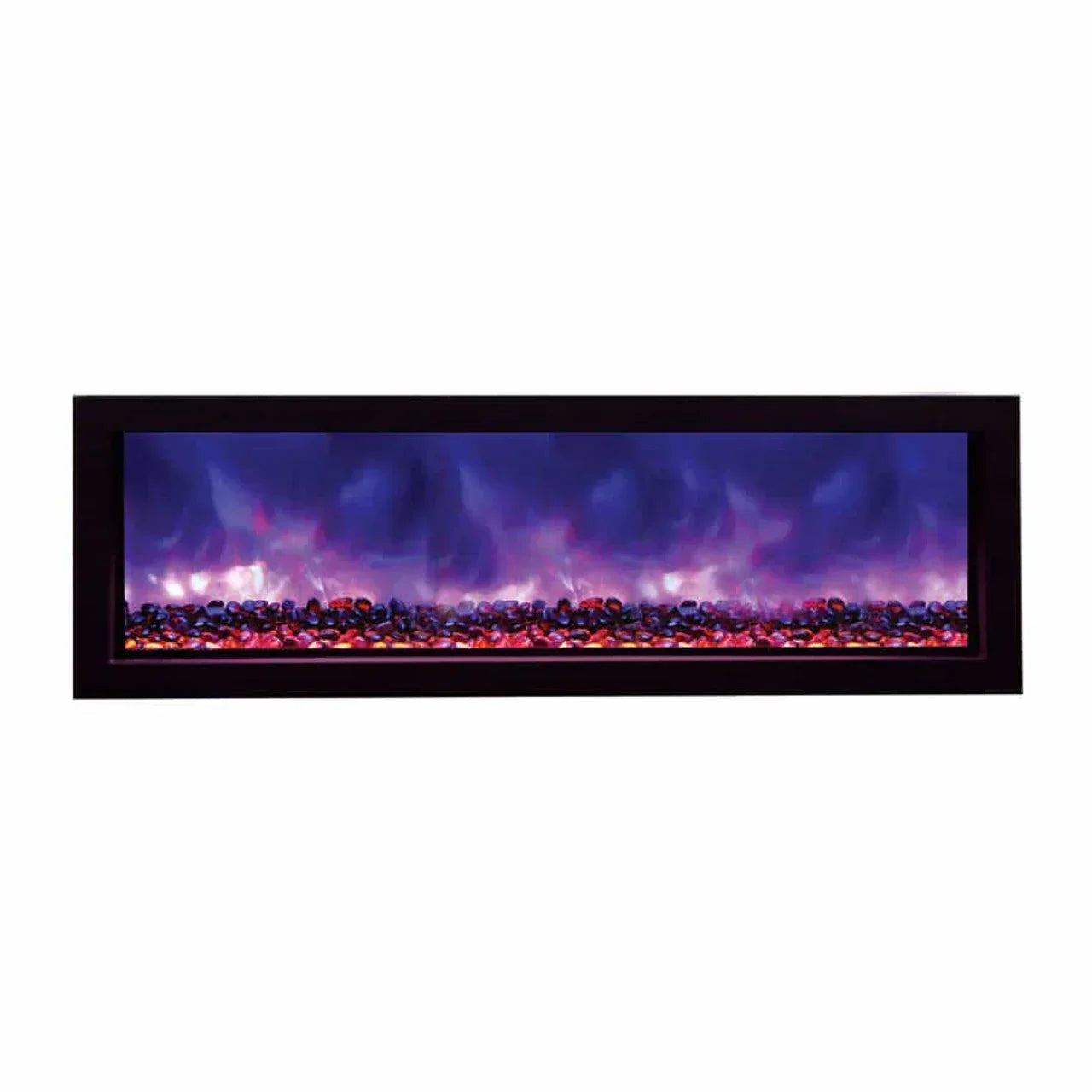 Amantii 50 Inch Panorama Slim BI-50-SLIM-OD Linear Indoor or Outdoor Electric Fireplace - Green Vista Living