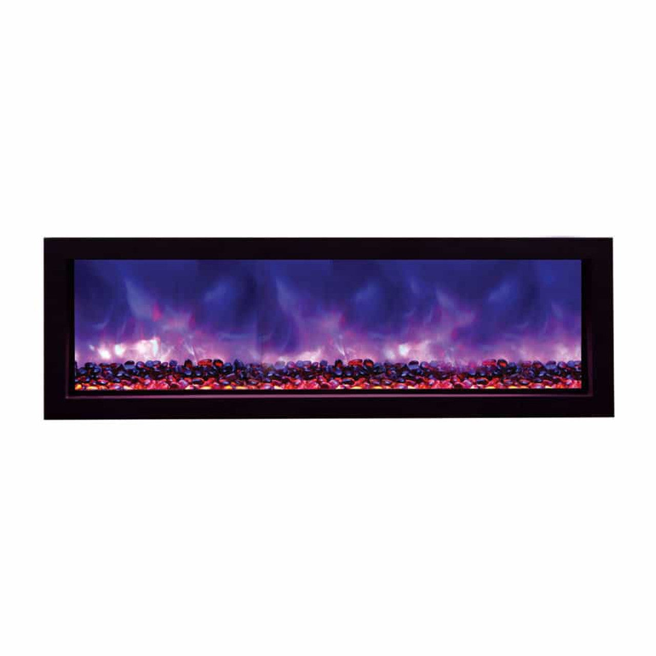 Amantii 72 Inch Panorama Slim BI-72-SLIM-OD Linear Indoor or Outdoor Electric Fireplace - Green Vista Living