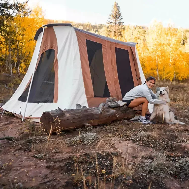 10'x10' Prota Canvas Tent - Green Vista Living