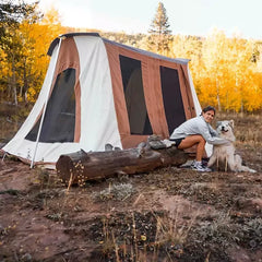 10'x10' Prota Canvas Tent - Green Vista Living