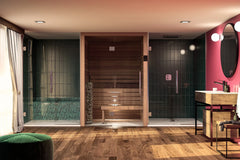 Auroom Cala Glass Cabin Sauna Kit - Green Vista Living