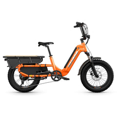HOVSCO HovCart 20“ Step-Thru Electric Fat Tire Cargo Bike - Green Vista Living