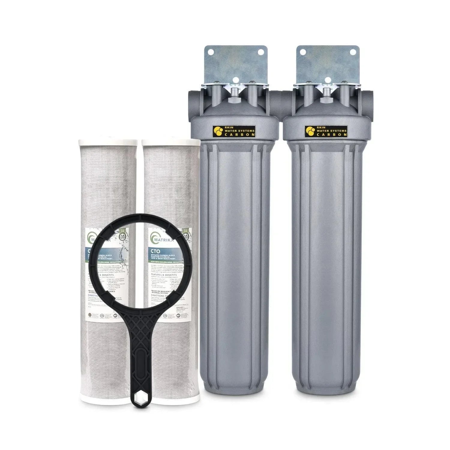 RKIN - CBS Dual Carbon Whole House Water Filter - Green Vista Living