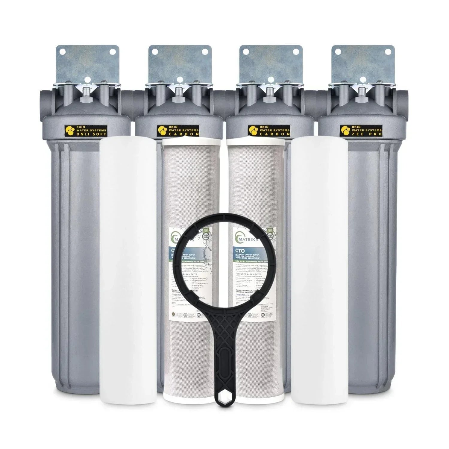 RKIN - CBS OnliSoft Salt-Free Water Softener Whole House Water Treatment System - Green Vista Living