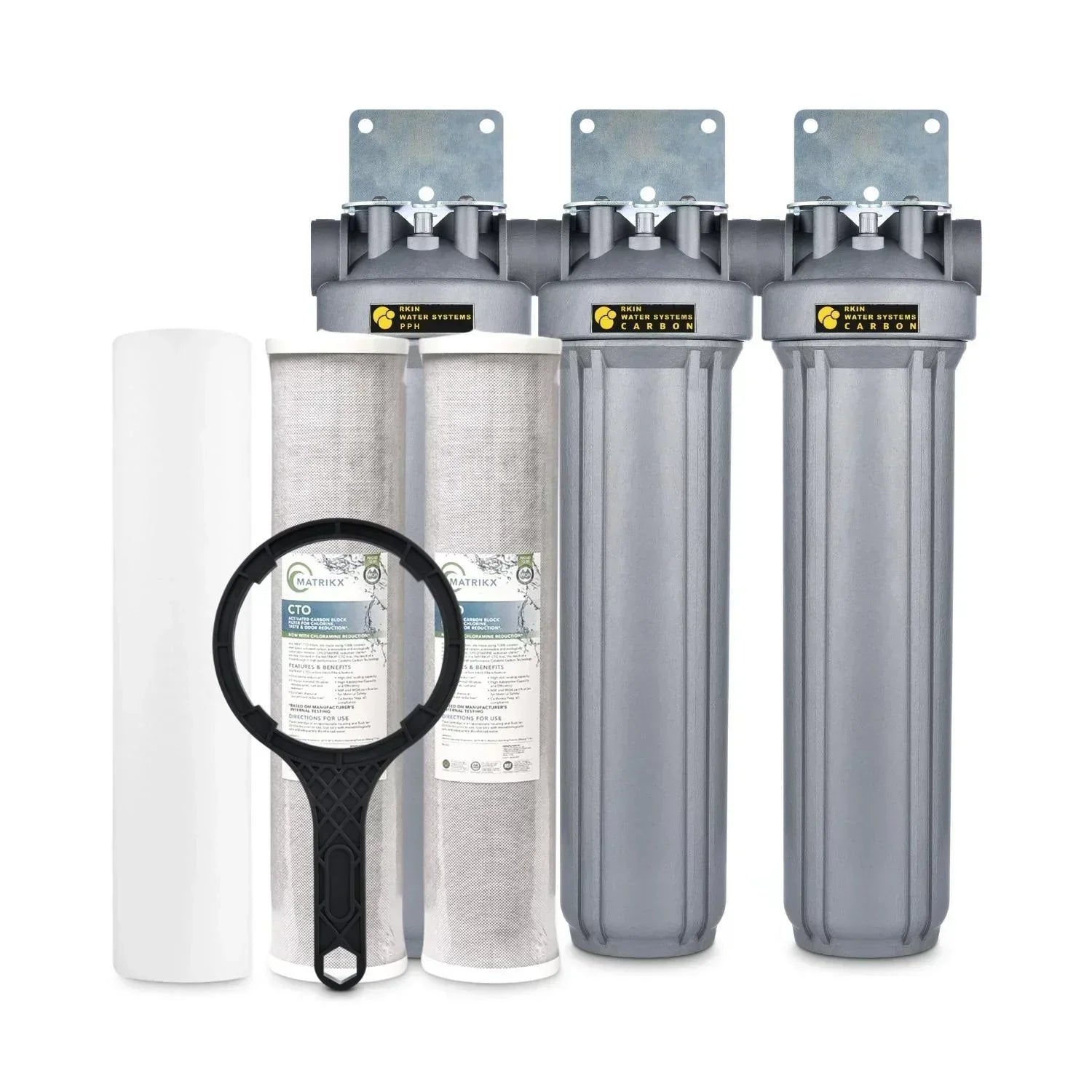 RKIN - CBS PPH Salt-Free Anti-Scale System with Dual Carbon Filtration - Green Vista Living