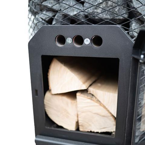 Cozy Heat O Thru-Wall 18kW Wood Burning Sauna Stove - Green Vista Living