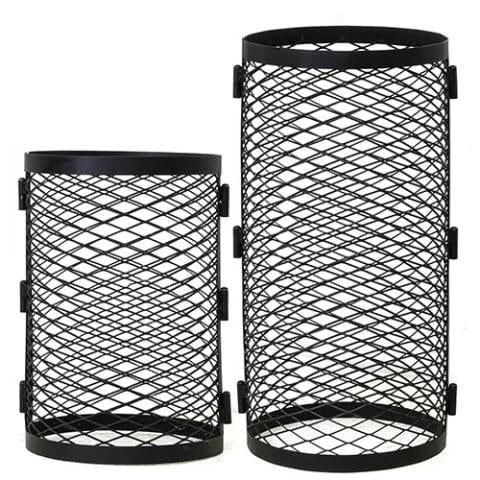 Cozy Heat Grid H500 Chimney Cover, Grid Black Stainless Steel - Green Vista Living