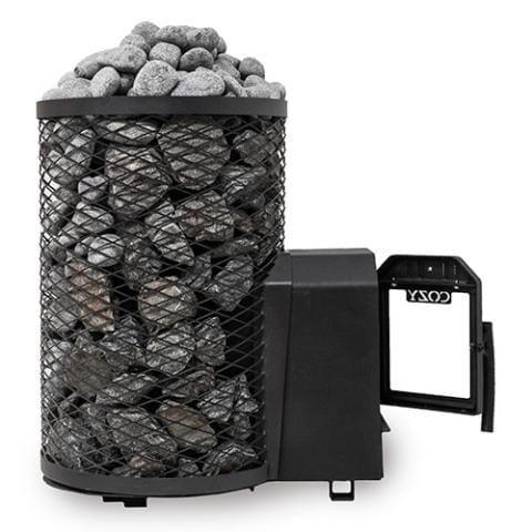 Cozy Heat O Thru-Wall 18kW Wood Burning Sauna Stove - Green Vista Living