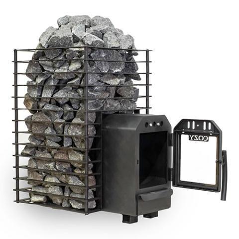 Cozy Heat Quattro Thru-Wall 18kW Wood Burning Sauna Stove - Green Vista Living