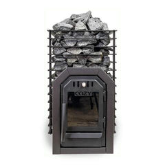 Cozy Heat Quattro Thru-Wall 12kW Wood Burning Sauna Stove