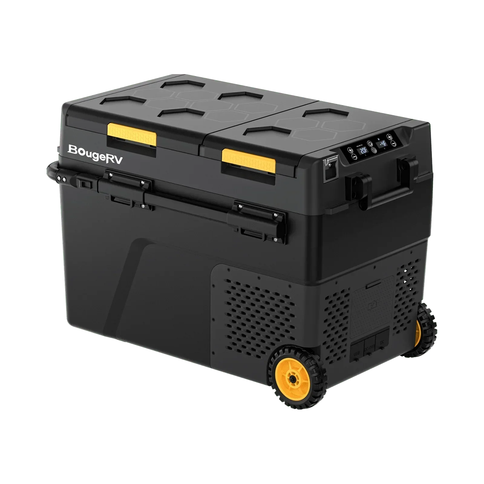 BougeRV CRD2 Dual Zone Solar Battery Portable Fridge Kit - Green Vista Living