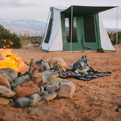 10'x10' Prota Canvas Tent - Green Vista Living