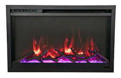 Amantii Traditional Extra slim 30 Inch Modern Smart Electric Fireplace - Green Vista Living