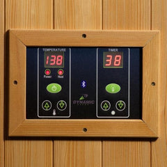 Golden Designs Ultra Low EMF 1-Person Dynamic "Gracia" Infrared Sauna with Hemlock Wood | Model: DYN-6119-01 Elite
