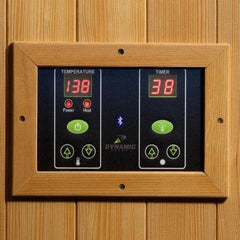 Golden Designs Ultra Low EMF 1-Person Dynamic "Gracia" Infrared Sauna with Hemlock Wood | Model: DYN-6119-01 Elite