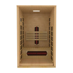 Golden Designs "Gracia" Full Spectrum Infrared Sauna 1-Person w/ Hemlock DYN-6119-03-FS
