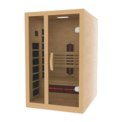 Golden Designs "Gracia" Full Spectrum Infrared Sauna 1-Person w/ Hemlock DYN-6119-03-FS