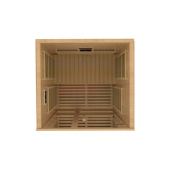Golden Designs "Gracia" Full Spectrum Infrared Sauna 1-Person w/ Hemlock DYN-6119-03-FS