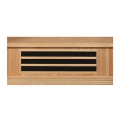 Golden Designs Low EMF 2-Person Dynamic "Santiago" Infrared Sauna with Hemlock Wood | Model: DYN-6209-01