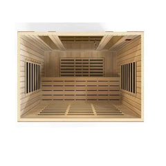 Golden Design Low EMF 4-Person Dynamic "Bergamo" Infrared Sauna with Hemlock Wood | Model: DYN-6440-01