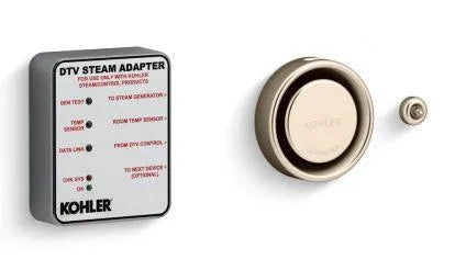 Kohler K-5548-K1 Invigoration DTV+ Series Steam Adapter Kit (5kW to 15kW) - Green Vista Living