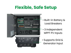 Fortress Power Envy Duo 21 48V Hybrid Solar Inverter – 16kW High-Power Output for Home & Small Business - Green Vista Living