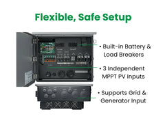 Fortress Power Envy Duo 21 48V Hybrid Solar Inverter – 16kW High-Power Output for Home & Small Business - Green Vista Living