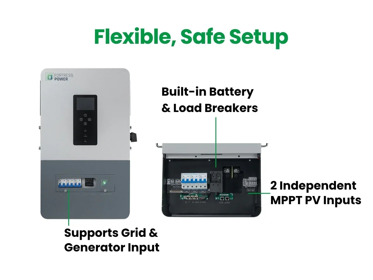 Fortress Power Solo 6.5K Non-export Hybrid Inverter - Green Vista Living