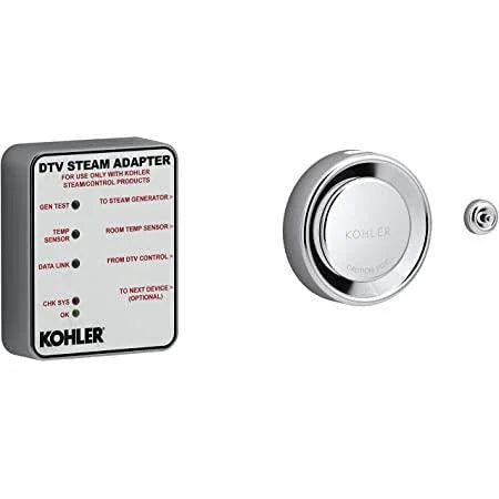 Kohler K-5548-K1 Invigoration DTV+ Series Steam Adapter Kit (5kW to 15kW) - Green Vista Living
