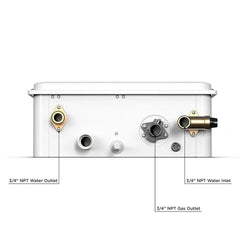 EccoTemp Builder Series Outdoor 6.8 GPM Natural Gas Tankless Water Heater - Green Vista Living