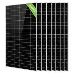 ECO-WORTHY 590W Bifacial N-Type Solar Panels