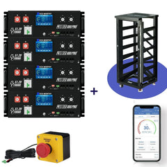 Eco-Worthy Cubix 100 Pro | 48V 100AH Server Rack Battery | Bluetooth & WiFi | Low-Temp Charge | 10 Years Warranty
