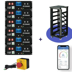 Eco-Worthy Cubix 100 Pro | 48V 100AH Server Rack Battery | Bluetooth & WiFi | Low-Temp Charge | 10 Years Warranty
