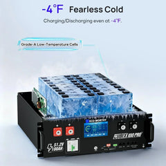 Eco-Worthy Cubix 100 Pro | 48V 100AH Server Rack Battery | Bluetooth & WiFi | Low-Temp Charge | 10 Years Warranty