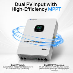 Eco-Worthy 10kW Home Backup Solar Power Bundle | PowerMega 314 51.2V 314Ah Battery and 48V 10000w Off Grid Inverter