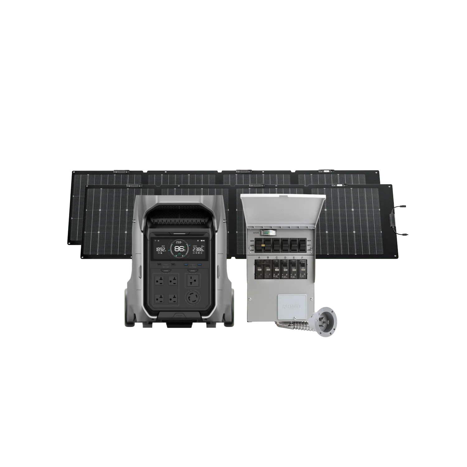 EcoFlow DELTA Pro 3 Portable Power Station Solar Generator - Green Vista Living