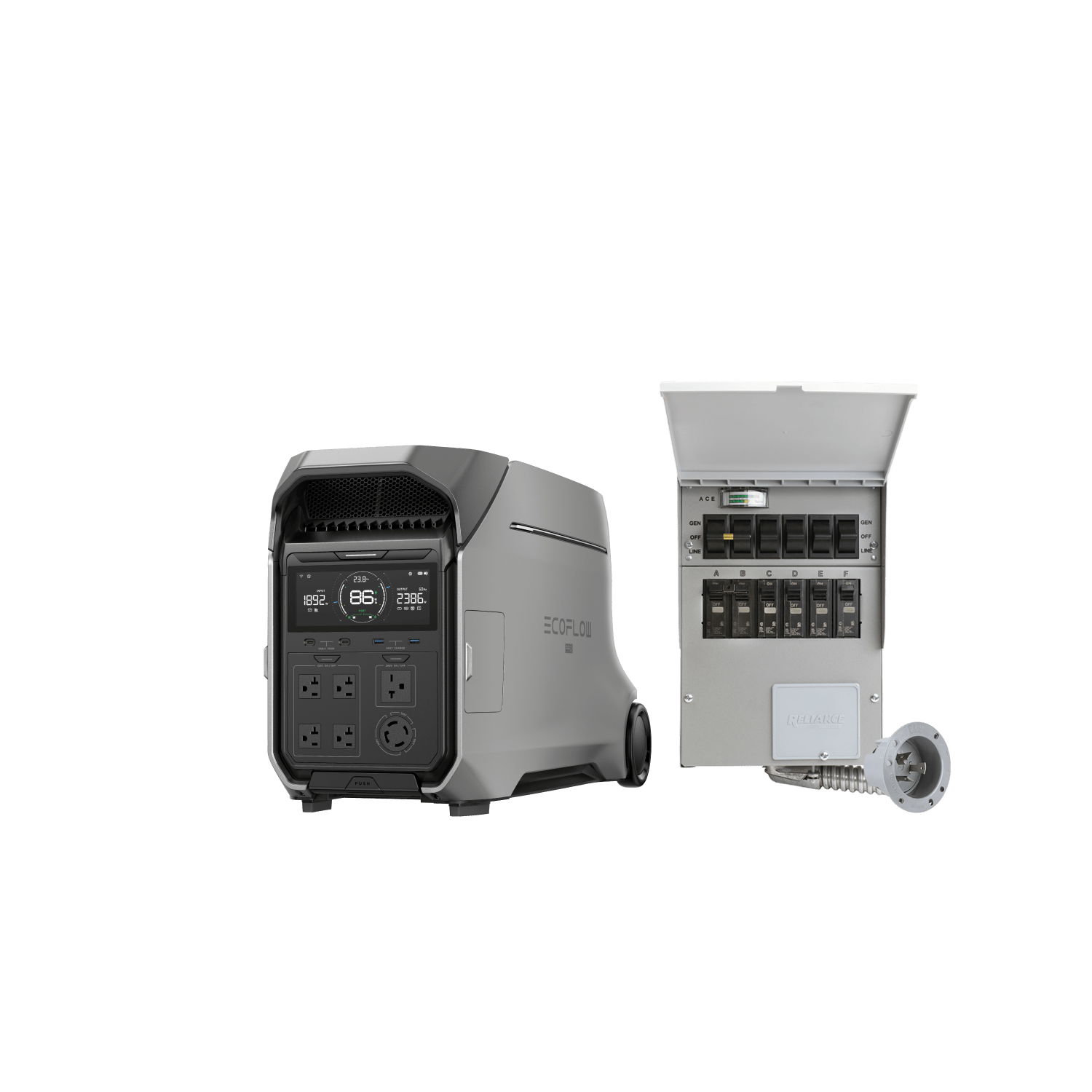 EcoFlow DELTA Pro 3 Portable Power Station Solar Generator - Green Vista Living