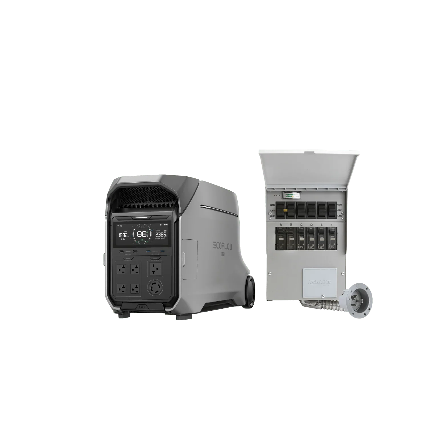 EcoFlow DELTA Pro 3 Portable Power Station Solar Generator - Green Vista Living