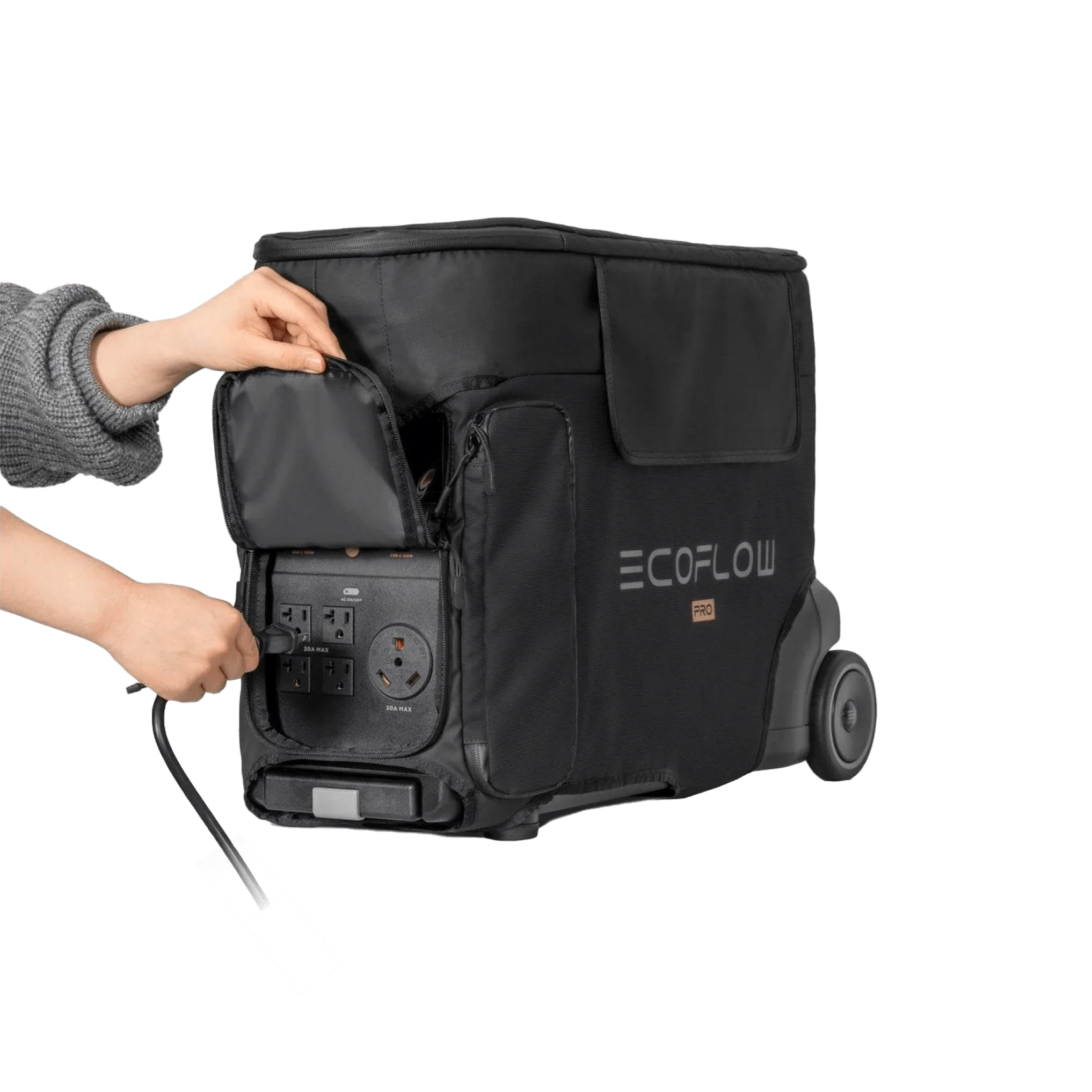 EcoFlow DELTA Pro Bag - Durable and Stylish Storage Solution | Fits DELTA Series Power Stations | Water-Resistant