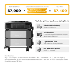 EcoFlow DELTA Pro Ultra X Whole-Home Backup Power