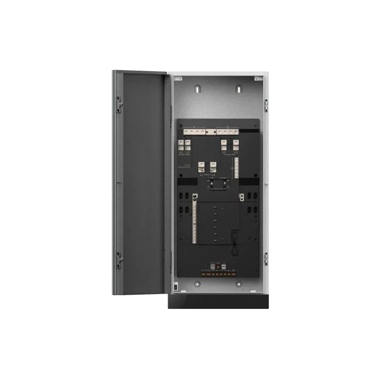 EcoFlow Smart Gateway 200A cabinet with six independently controlled circuits and 20 ms switching.